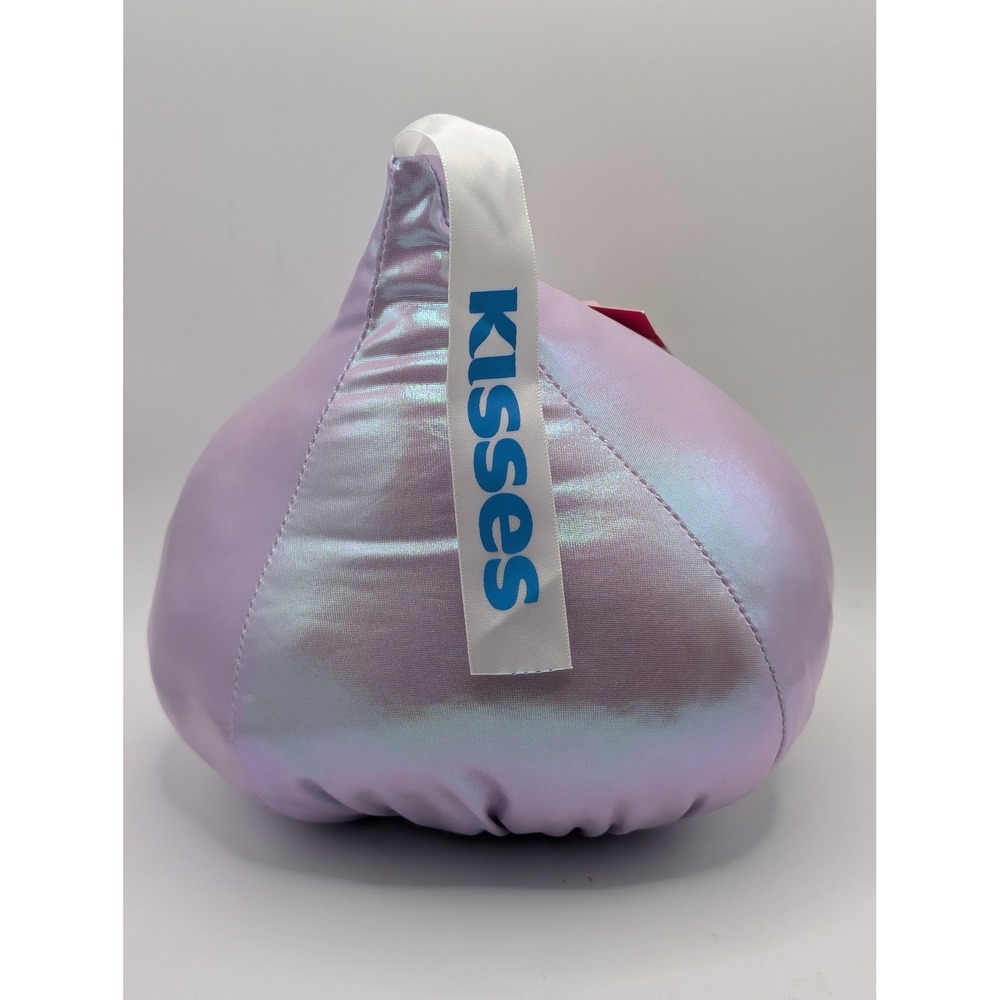 Hersheys Kisses Plush Iridescent Purple Lavender Stuffed Toy Candy Pillow 8" NWT